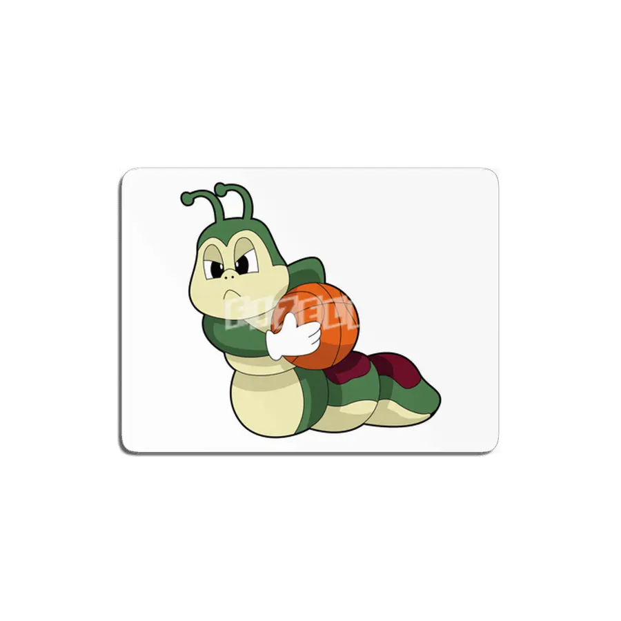 Caterpillar as Basketball player with Basketball MDF Tablo