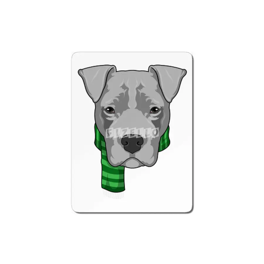 Dog with Scarf MDF Tablo