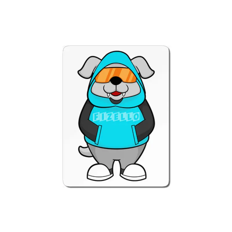 Dog with Sunglasses MDF Tablo