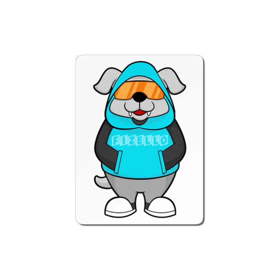 Dog with Sunglasses MDF Tablo
