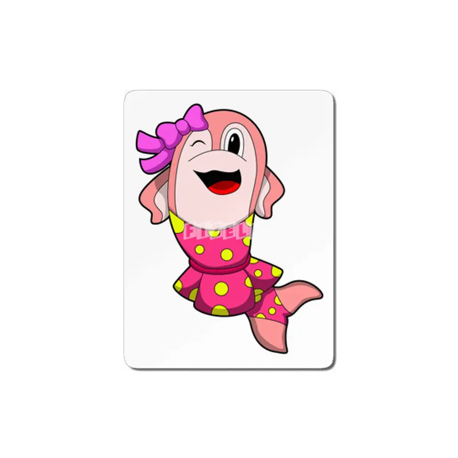 Dolphin at Ballet with Skirt & Bow MDF Tablo