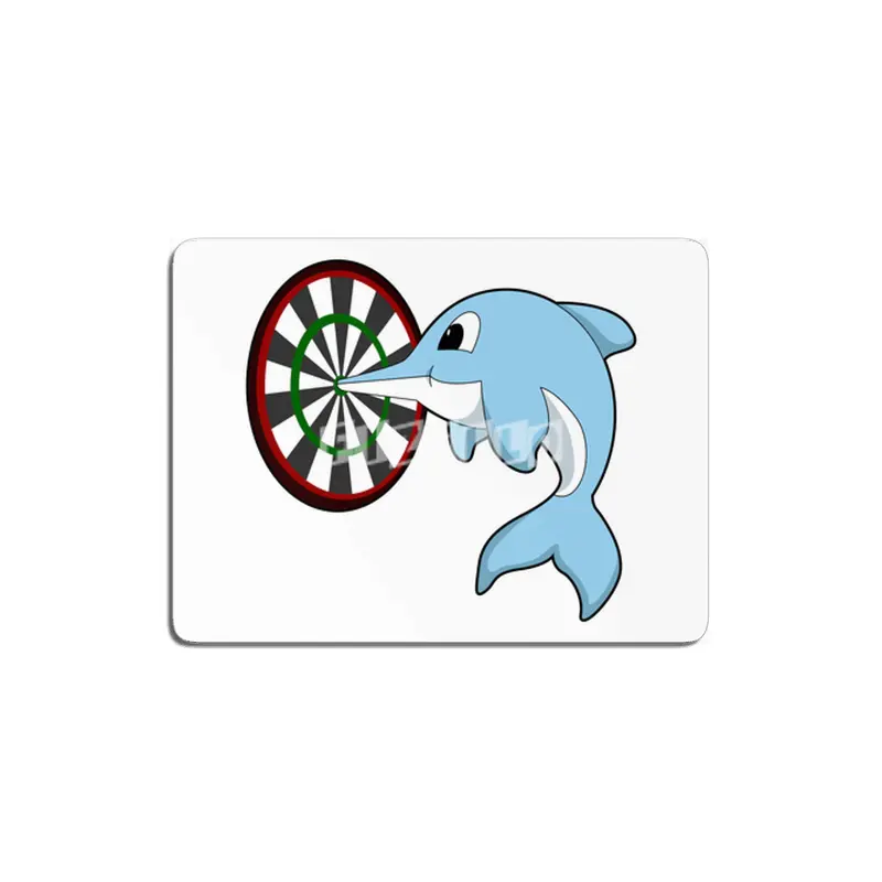 Dolphin at Darts with Dartboard MDF Tablo