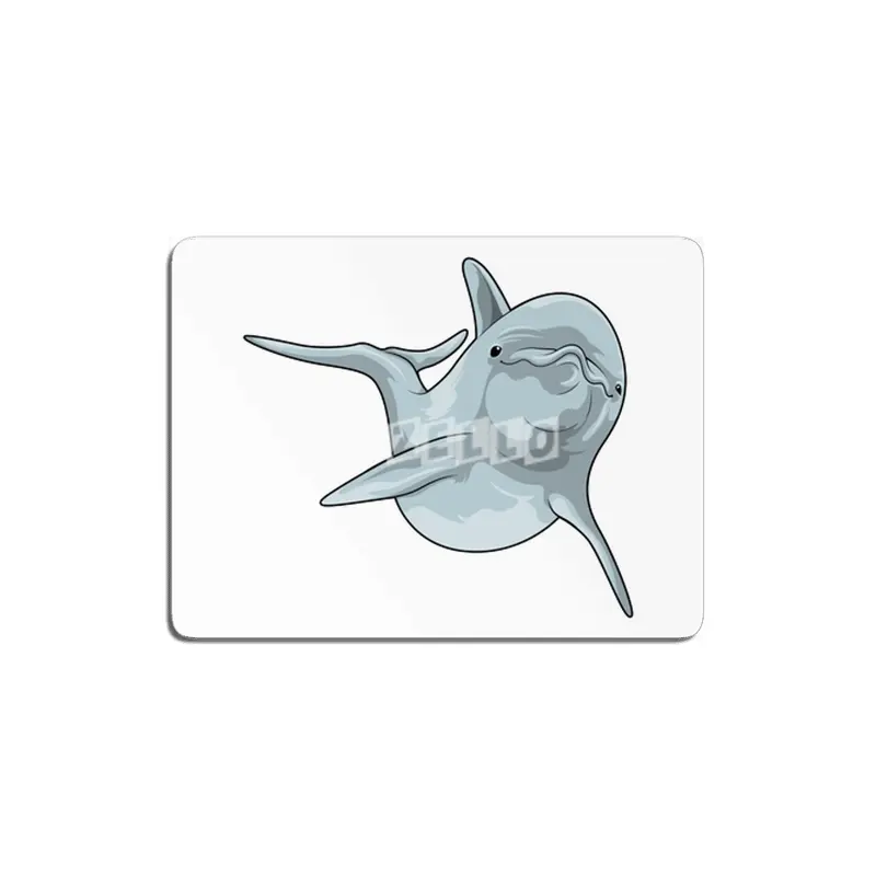 Dolphin at Swimming MDF Tablo