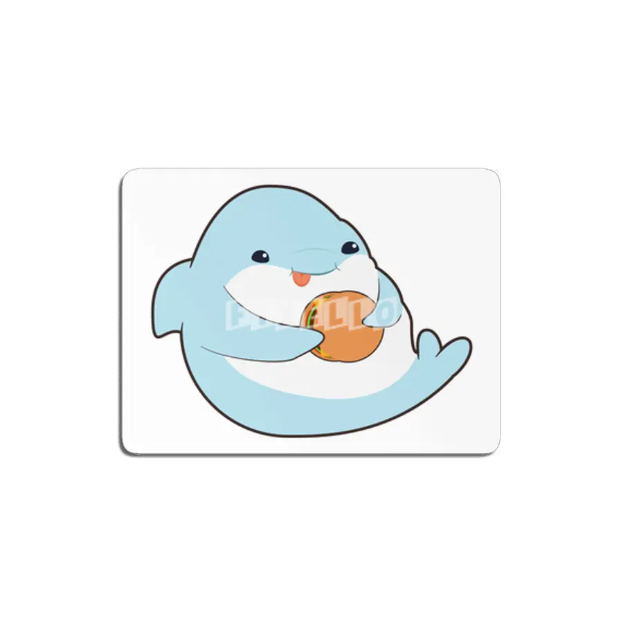 Dolphin with Burger MDF Tablo