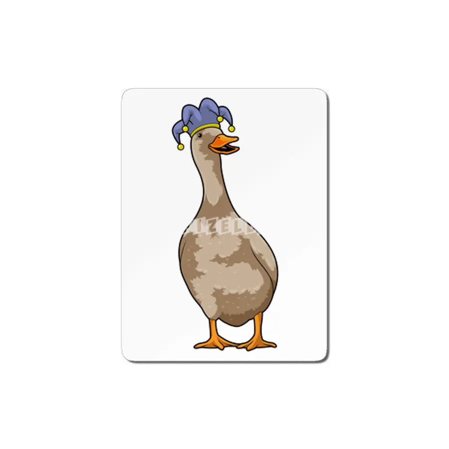 Duck as Jester in Middle age MDF Tablo