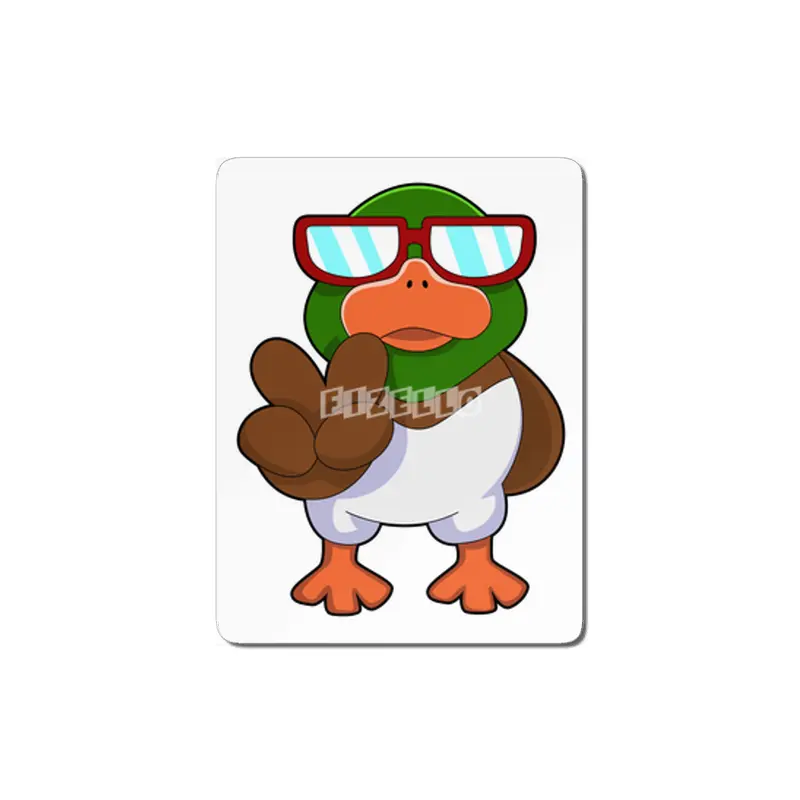 Duck with Sunglasses MDF Tablo