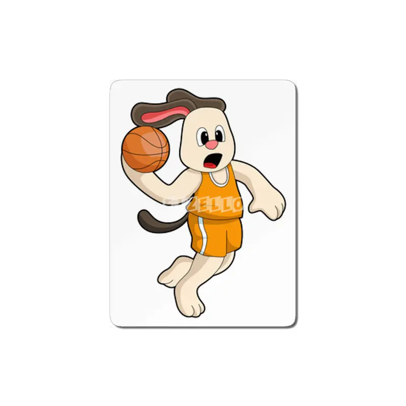 Dog at Basketball Sports MDF Tablo