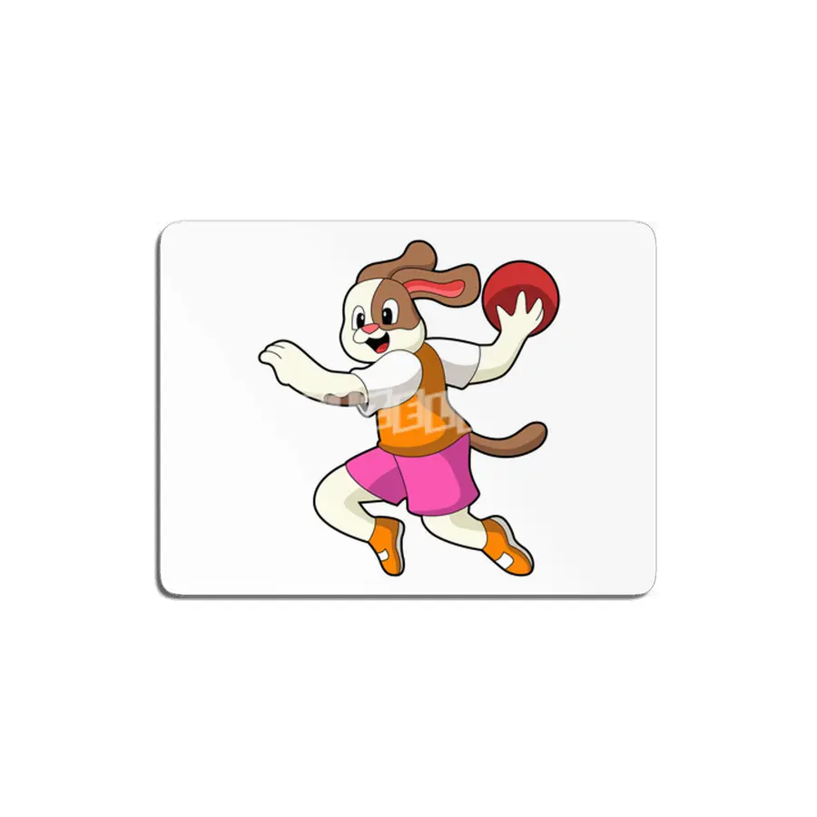 Dog at Handball player with Handball MDF Tablo