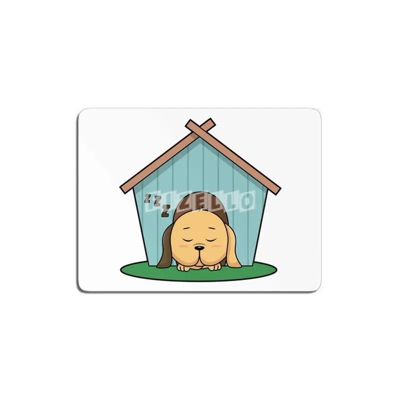 Dog in Dog house MDF Tablo