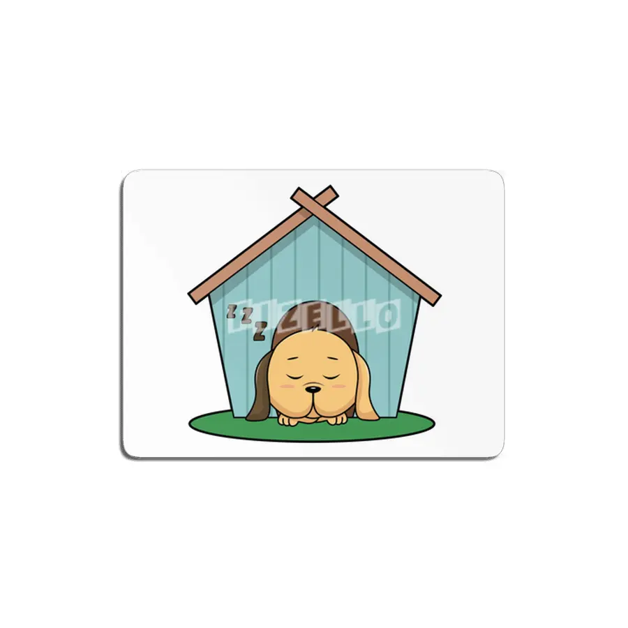Dog in Dog house MDF Tablo