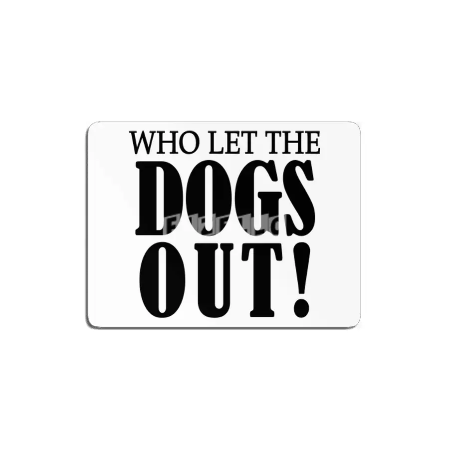 dogs out MDF Tablo