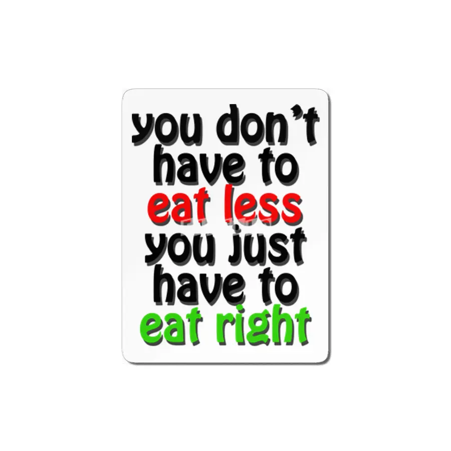 eat right MDF Tablo