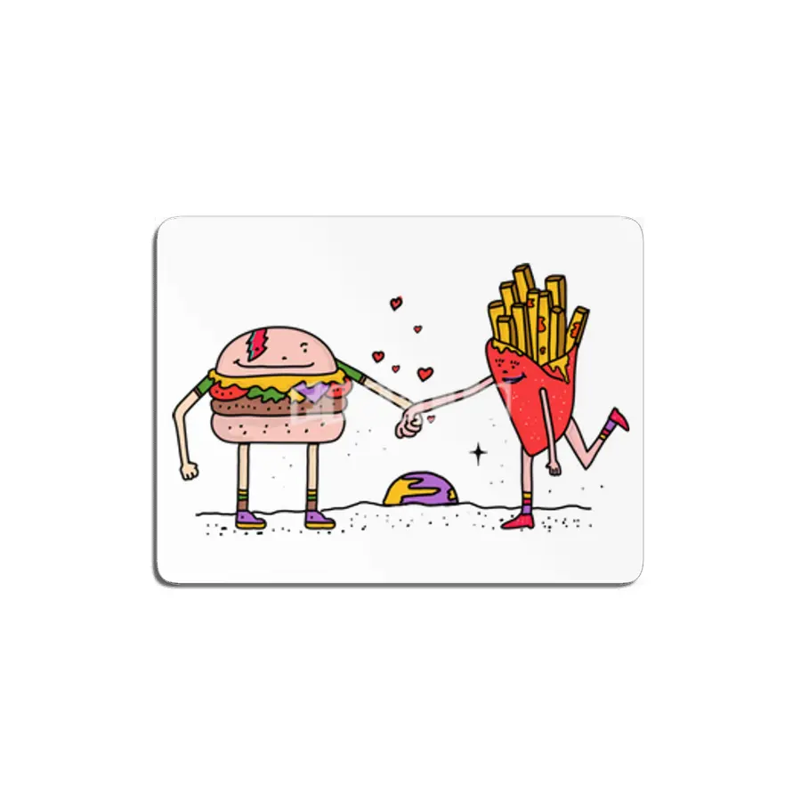 Burger & Fries MDF Tablo
