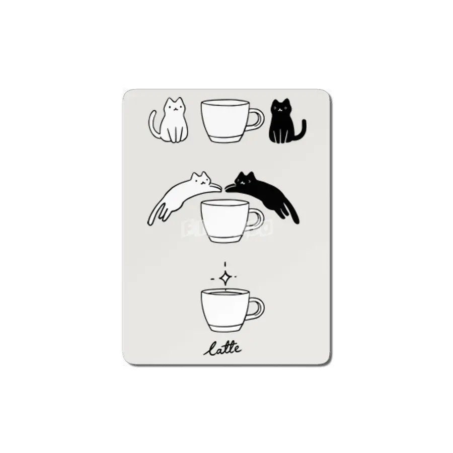 Coffee Catte MDF Tablo
