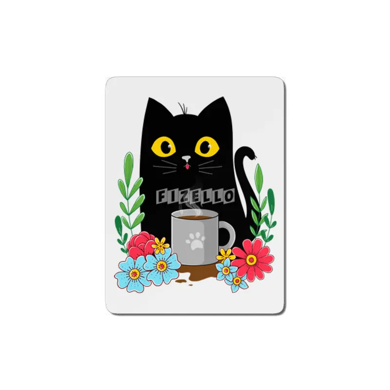 Coffee Cat MDF Tablo
