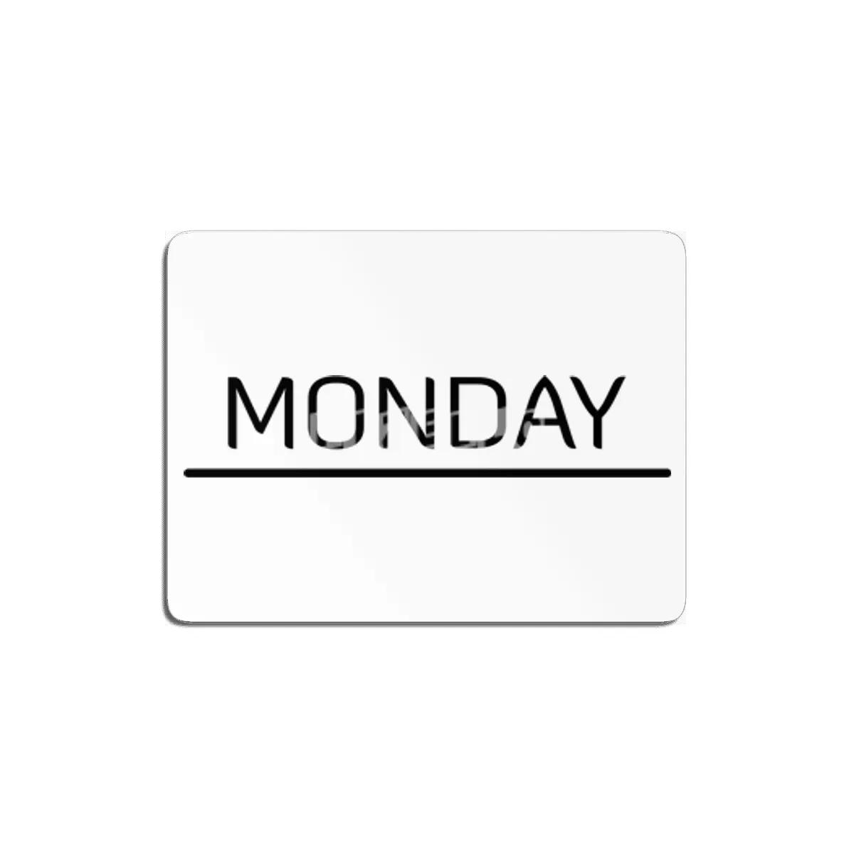 Monday (Black) MDF Tablo