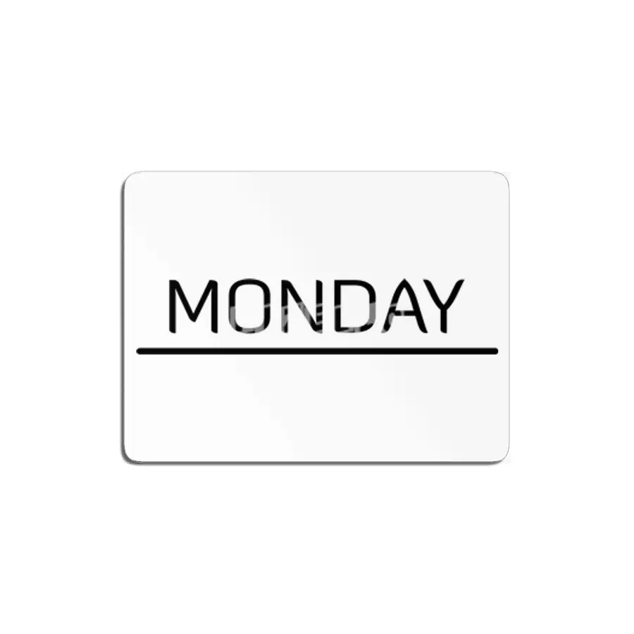 Monday (Black) MDF Tablo