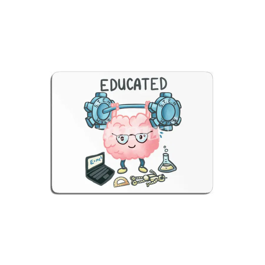 Brain + STEM = Educated MDF Tablo