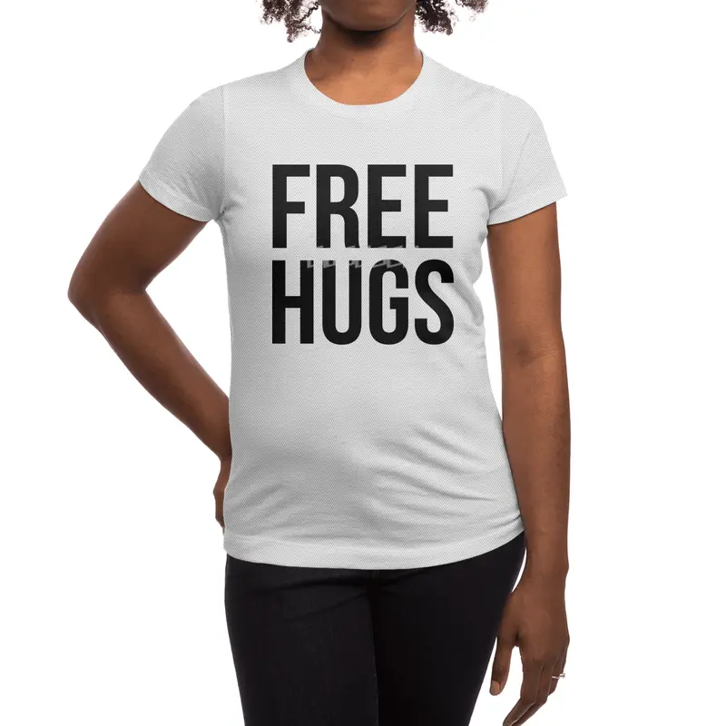 FREE HUGS Spor T-Shirt