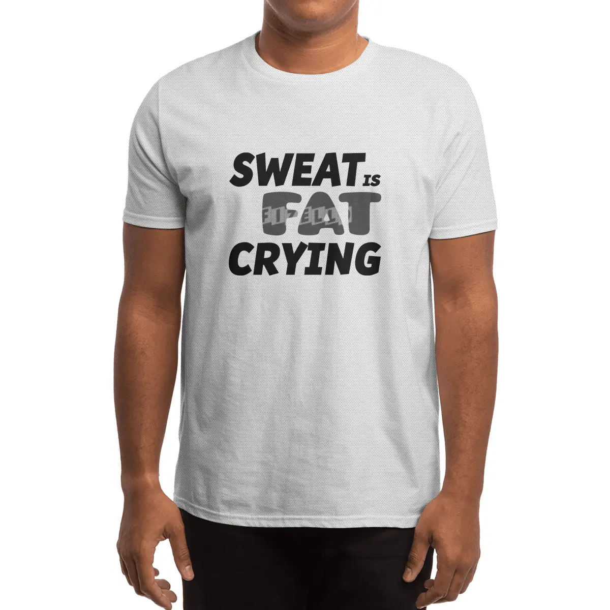 Sweat is Fat Crying Spor T-Shirt