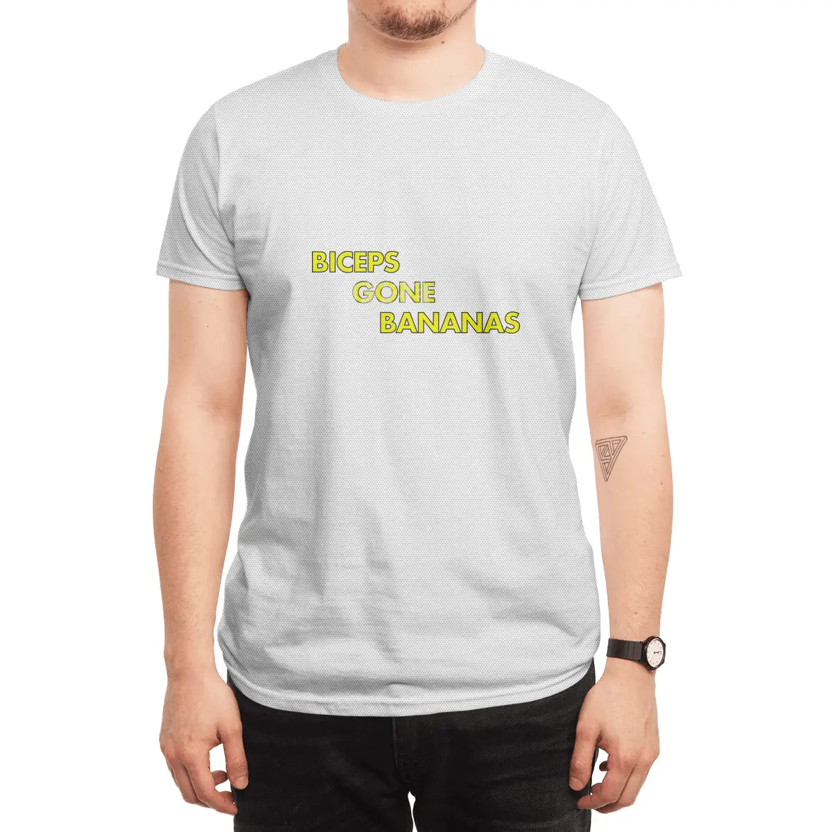 Biceps Gone Bananas Spor T-Shirt