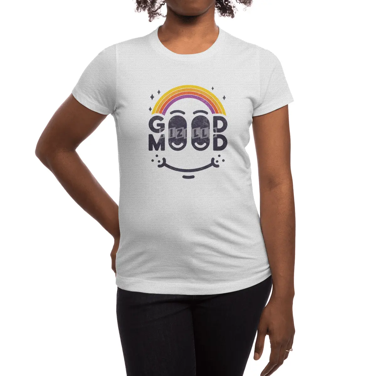 Good Mood rainbow Spor T-Shirt