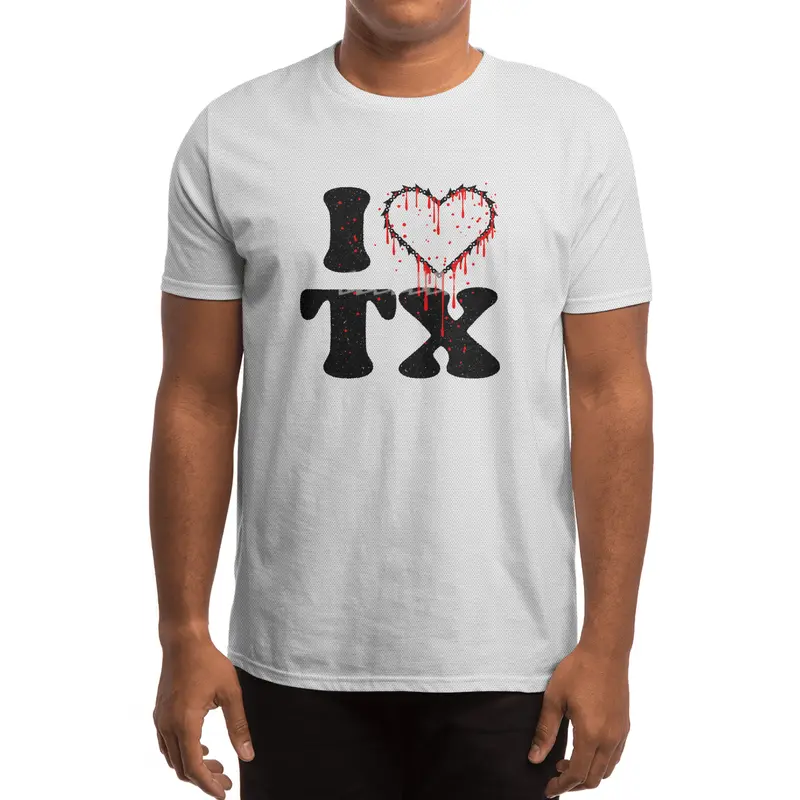 I love tx chainsaw heart Spor T-Shirt