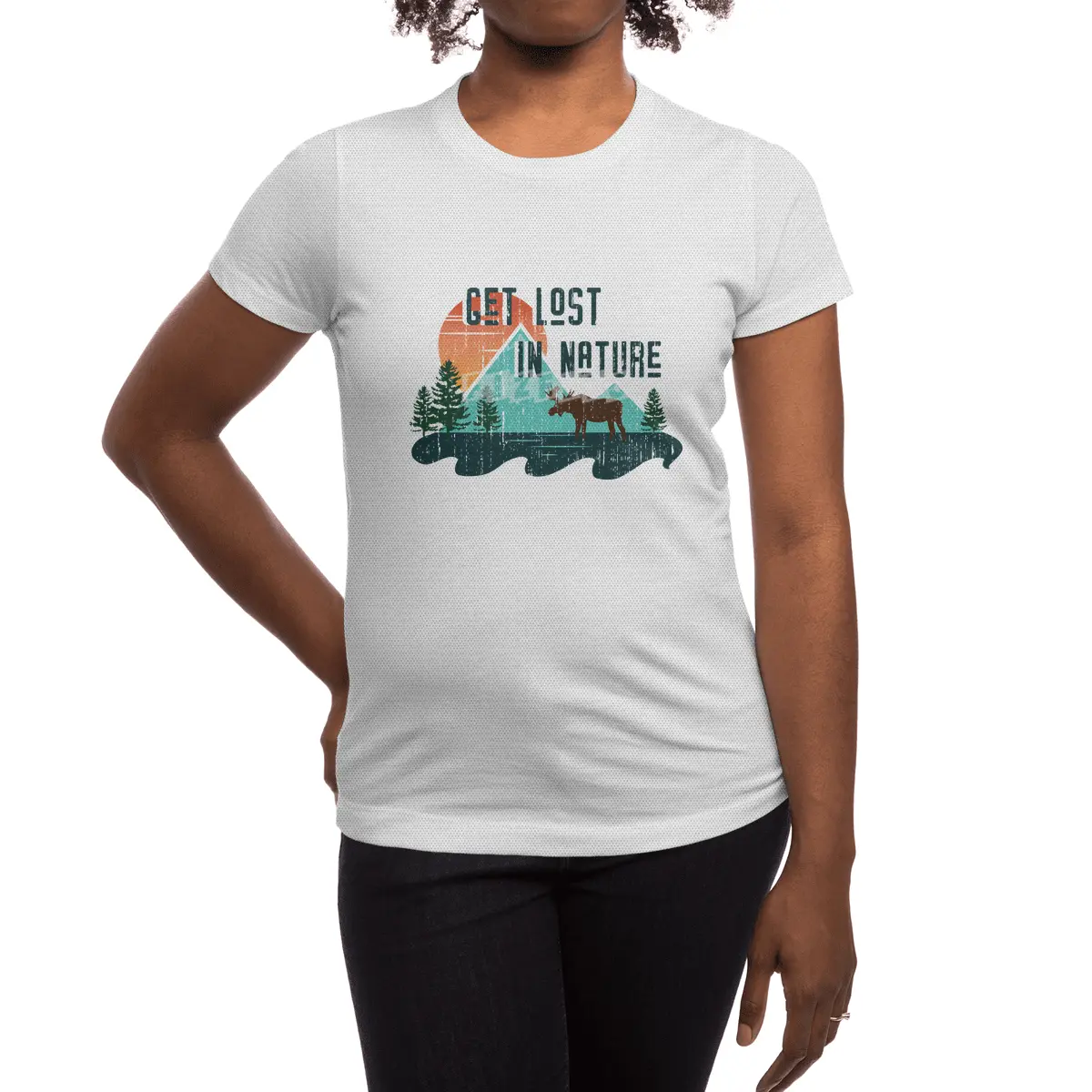 Get Lost in Nature Spor T-Shirt