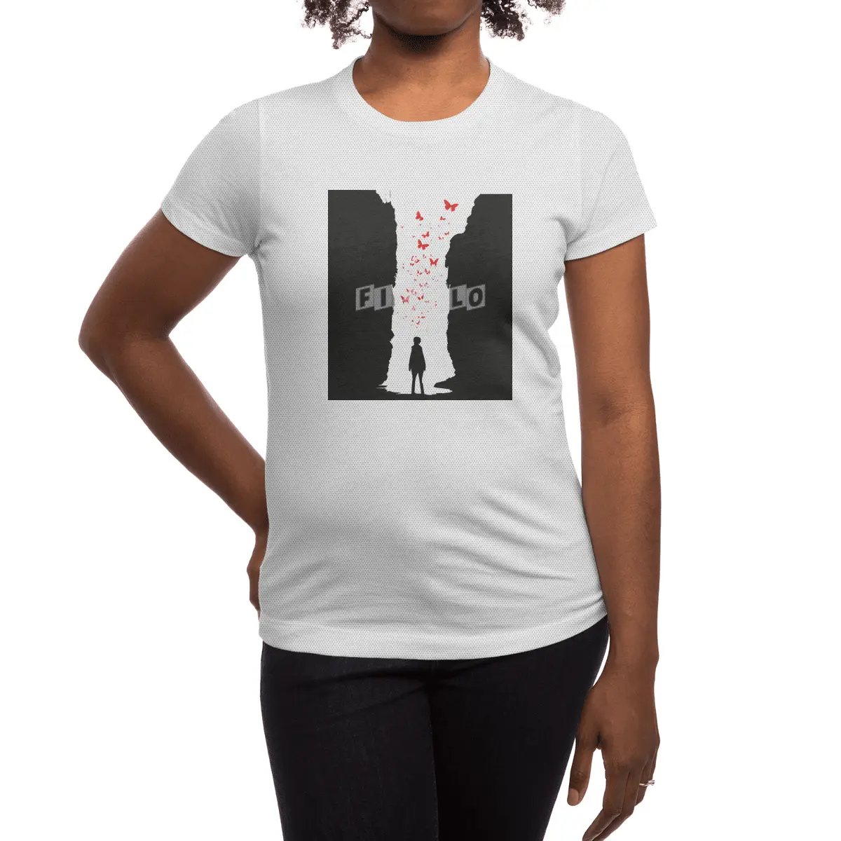 A Light In The End - Vector Design Spor T-Shirt