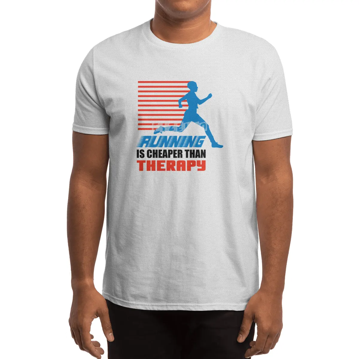 Running Is Cheaper Than Therapy Spor T-Shirt