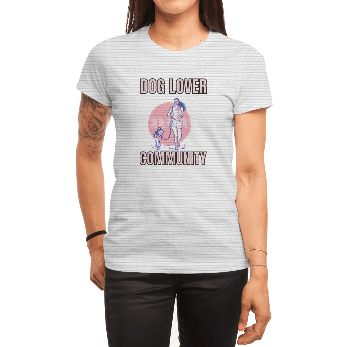 Dog Lover Community Spor T-Shirt