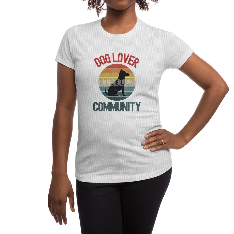 Dog Lover Community Spor T-Shirt