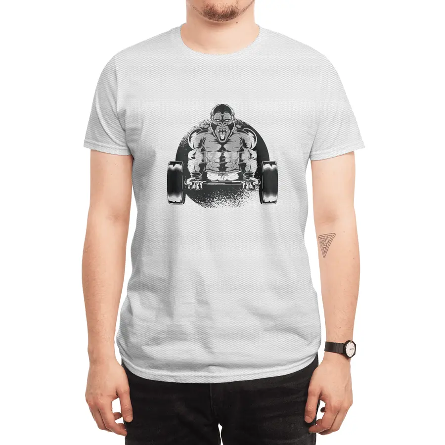 Gorilla Dumbbell Spor T-Shirt