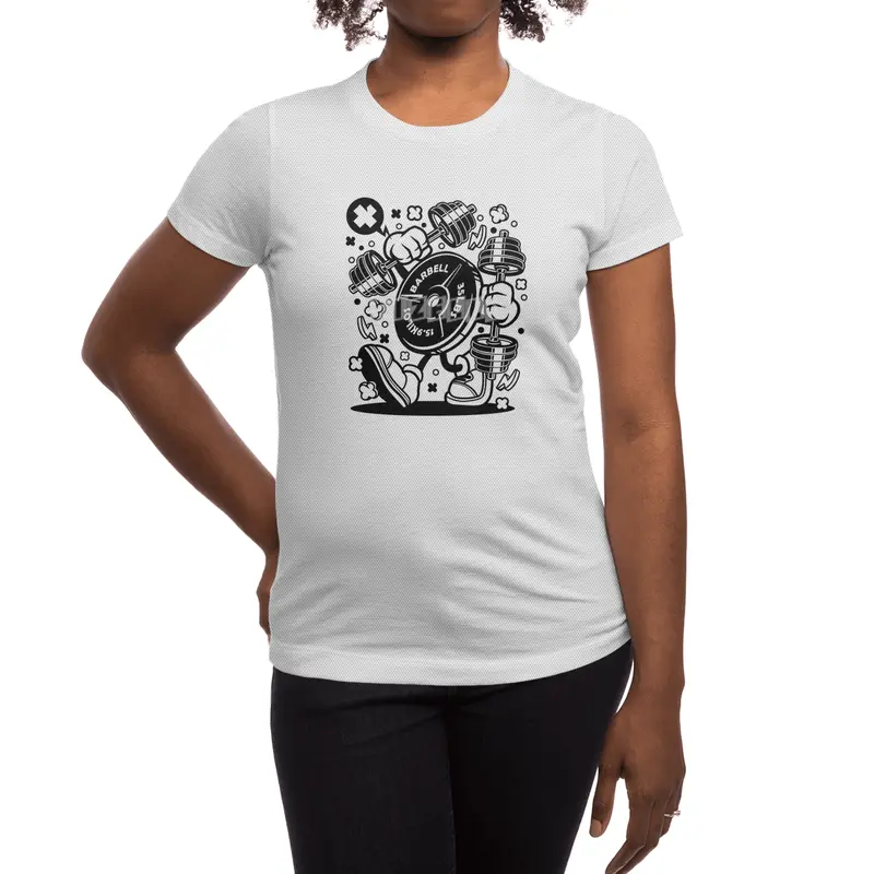 BARBELL PLATE Spor T-Shirt