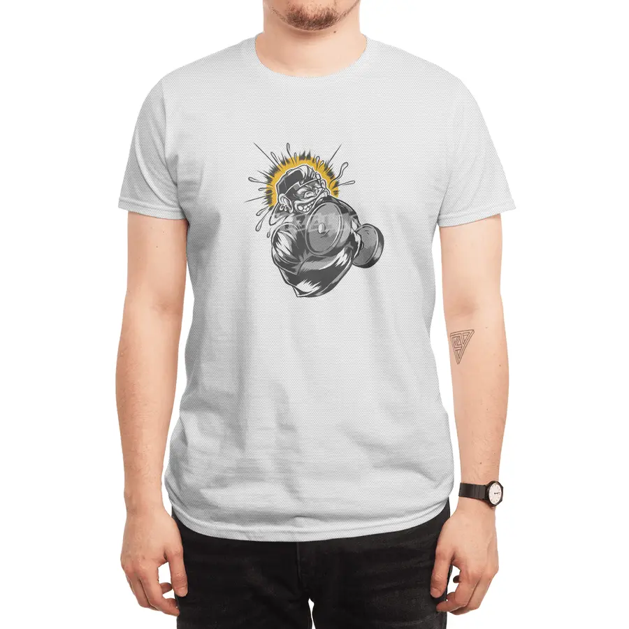 Monkey Dumbbell Spor T-Shirt