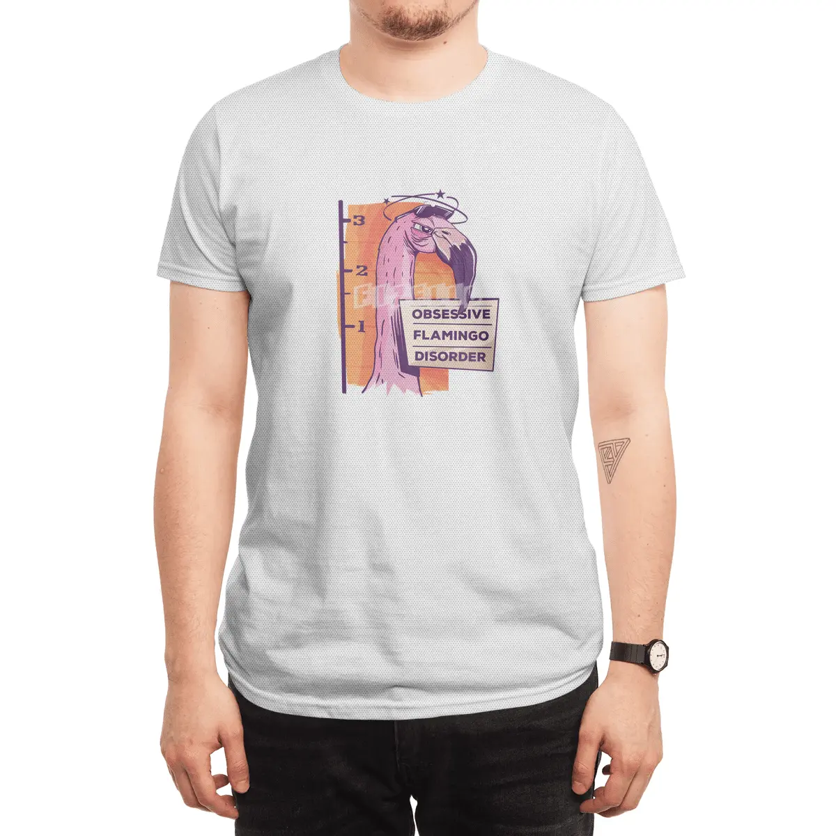 Obsessive Flamingo Disorder Spor T-Shirt