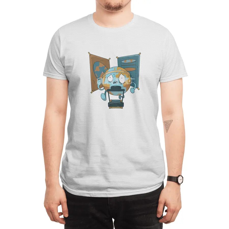 Flat Earth Workout Spor T-Shirt