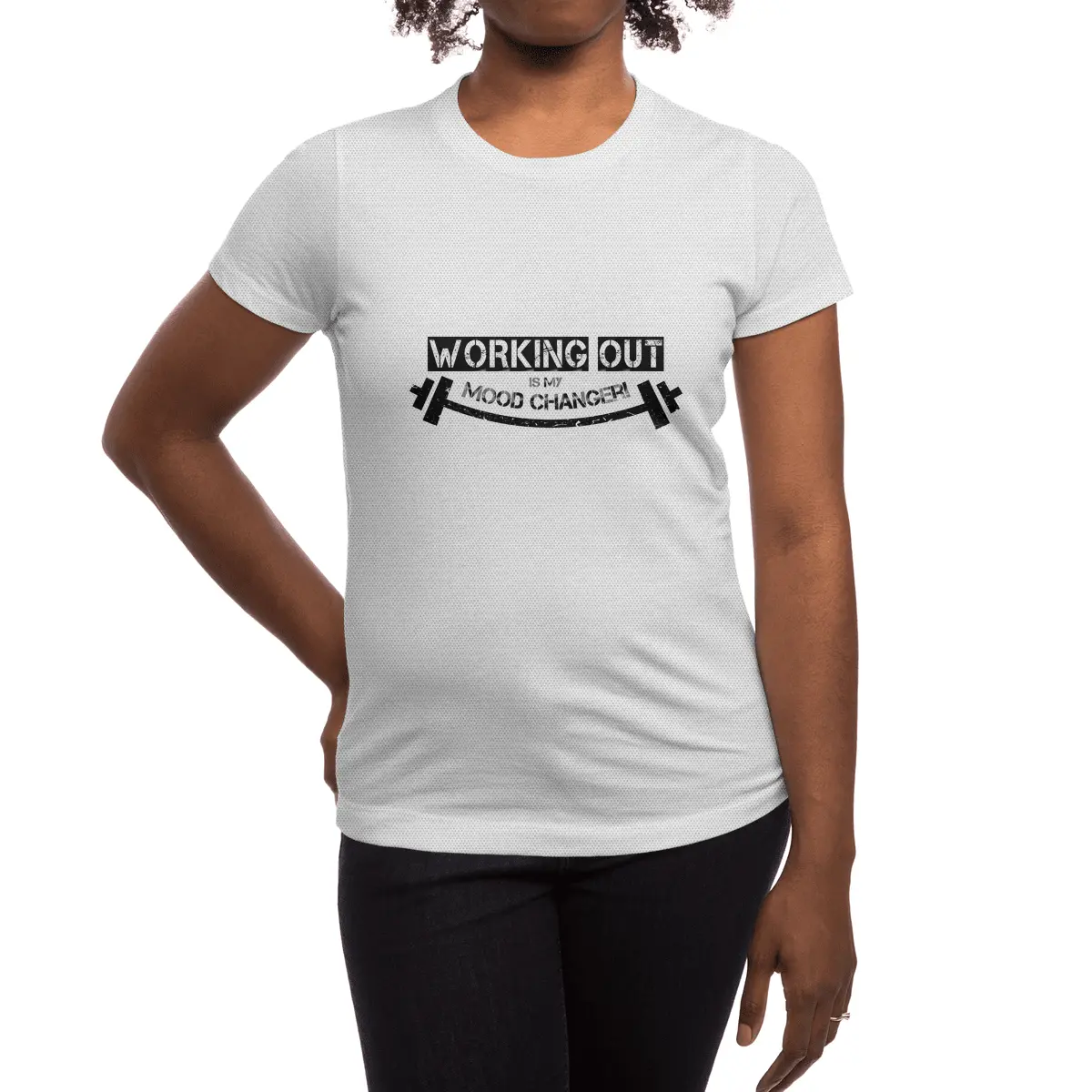 Mood Changer! (Black) Spor T-Shirt