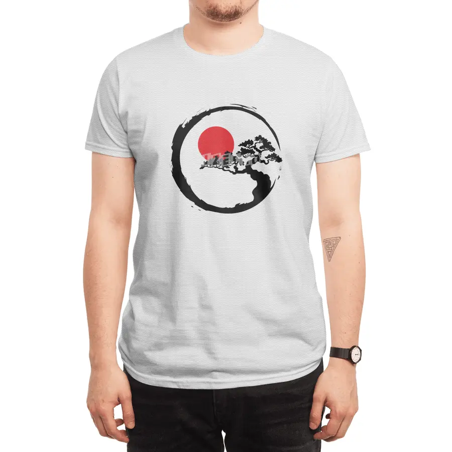 Enso Bonsai Tree Spor T-Shirt