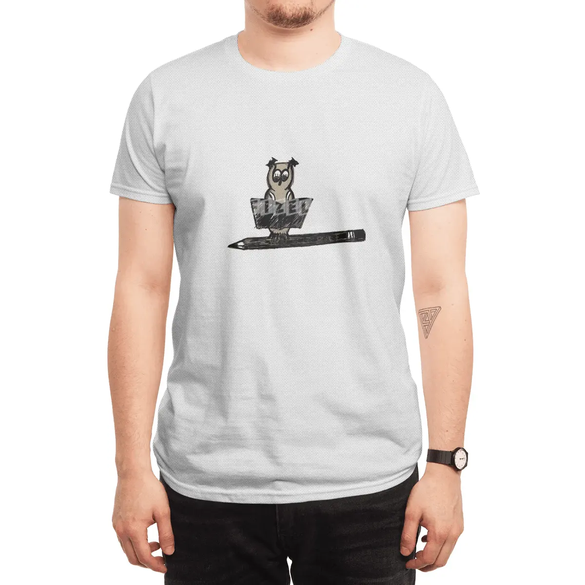 Bookworm owl Spor T-Shirt