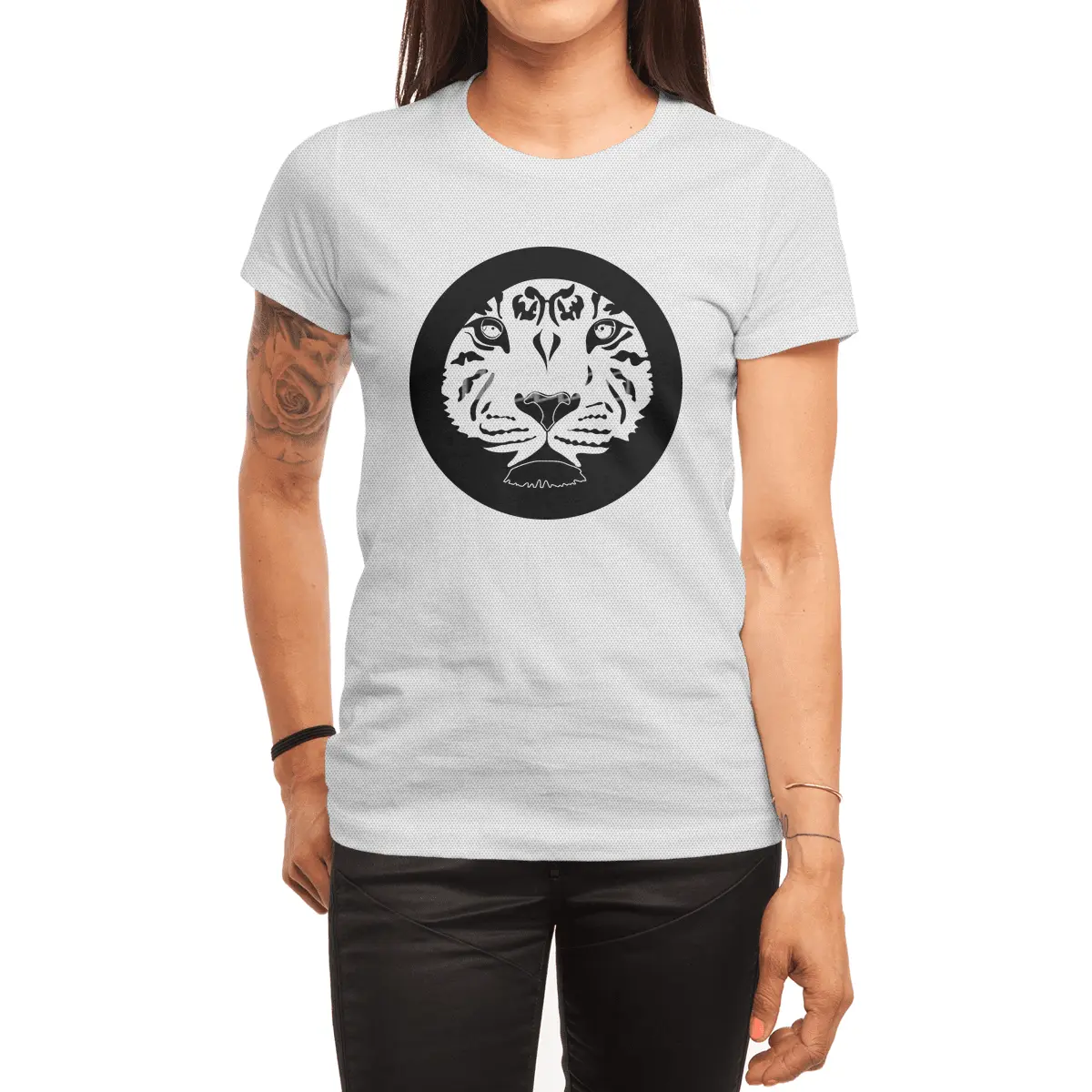 Tiger face Spor T-Shirt
