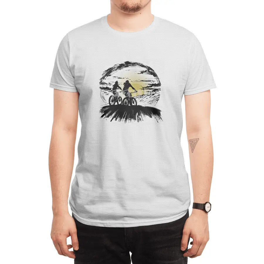 Sunset Bike Ride Spor T-Shirt