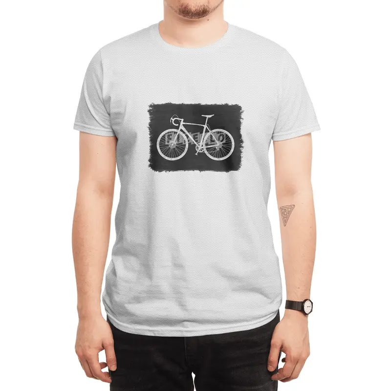 Cyclocross Bicycle B&W Spor T-Shirt