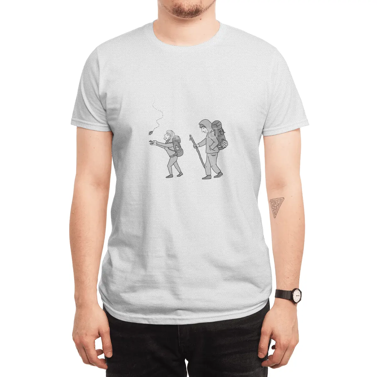 I Love to Hike with You Spor T-Shirt