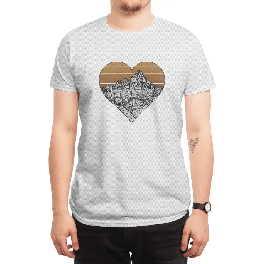 Mountain Sunset/Sky Fall Colors Spor T-Shirt