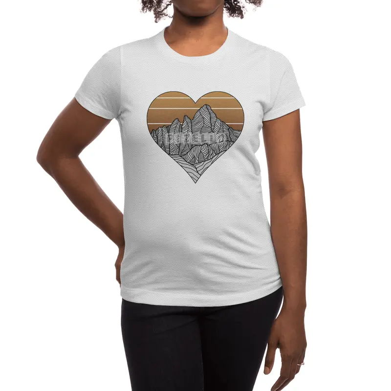 Mountain Sunset/Sky Fall Colors Spor T-Shirt