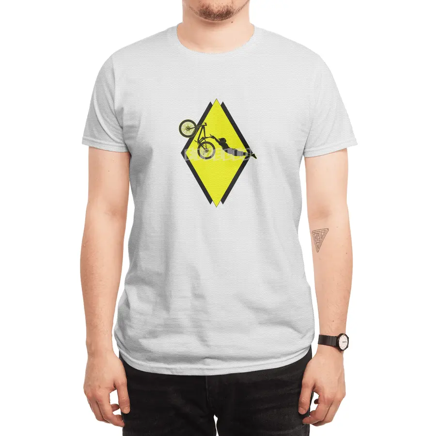 MTB Superman Bike Jump Spor T-Shirt