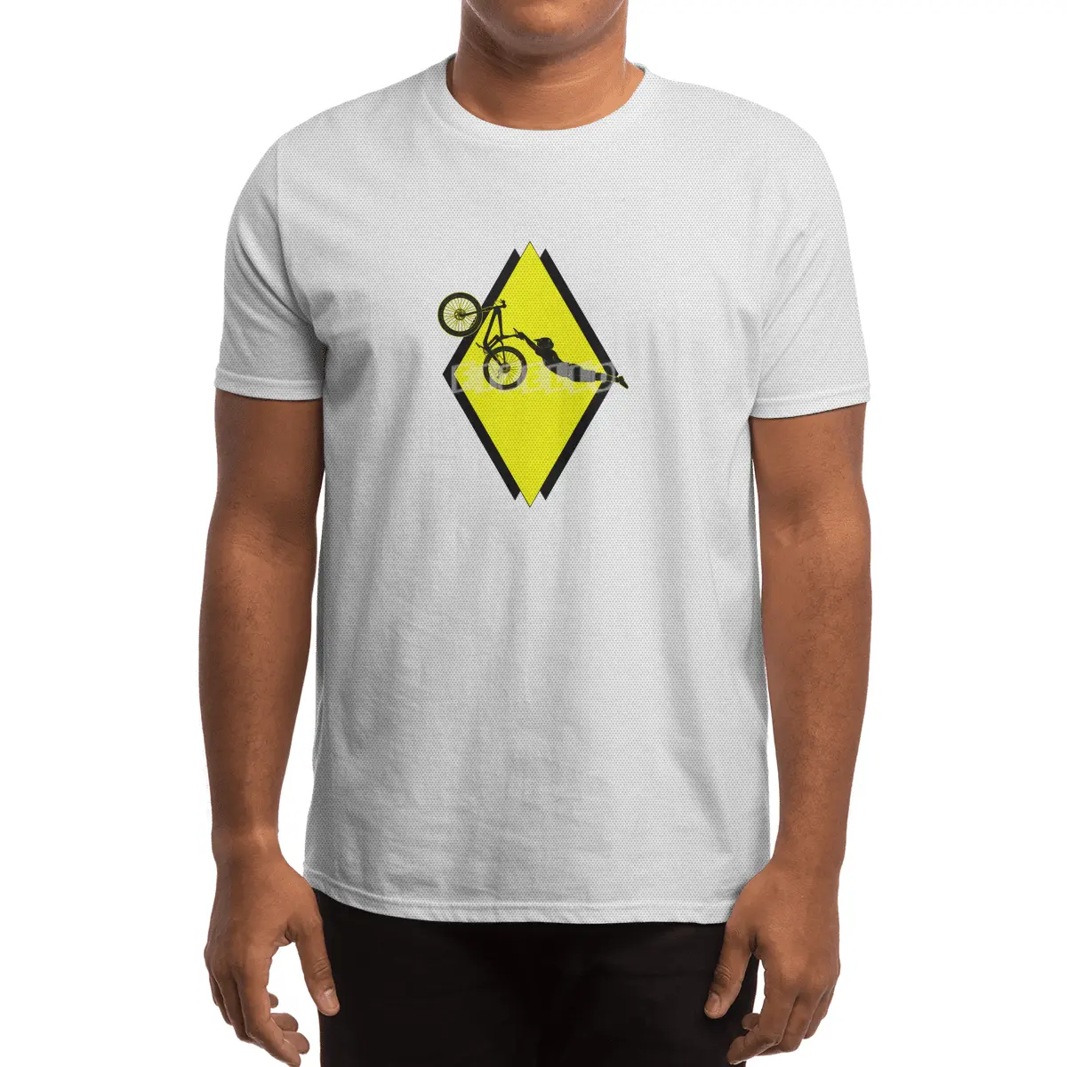 MTB Superman Bike Jump Spor T-Shirt