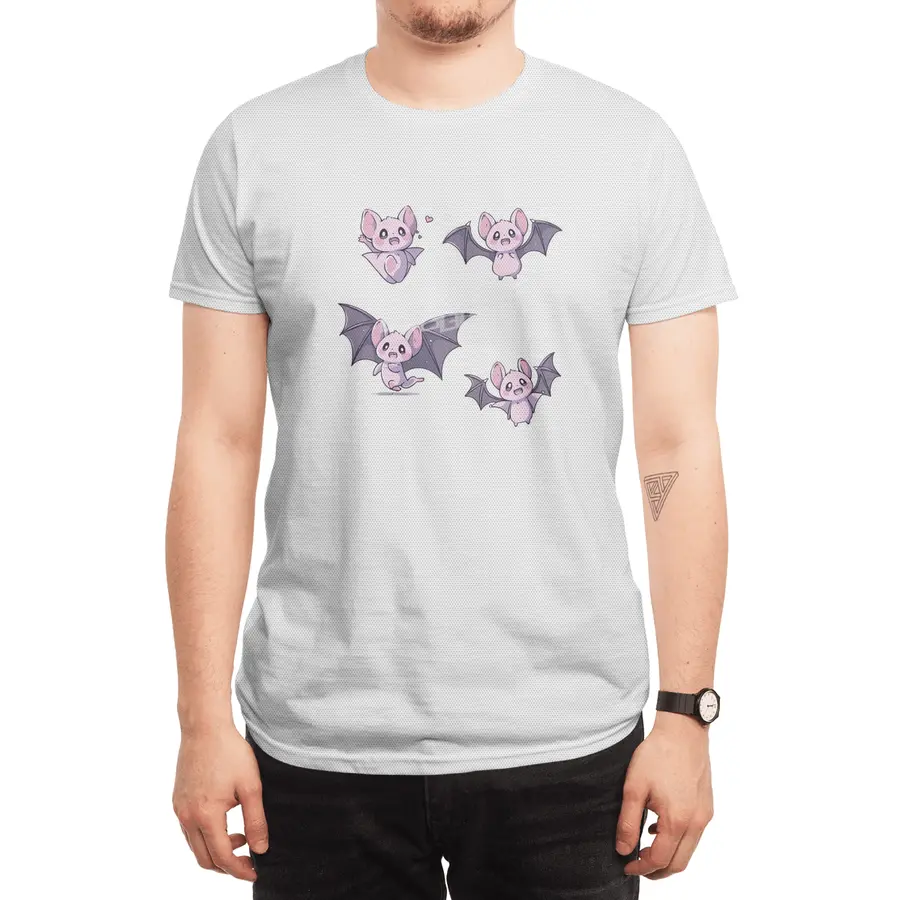 Cute Bat Spor T-Shirt