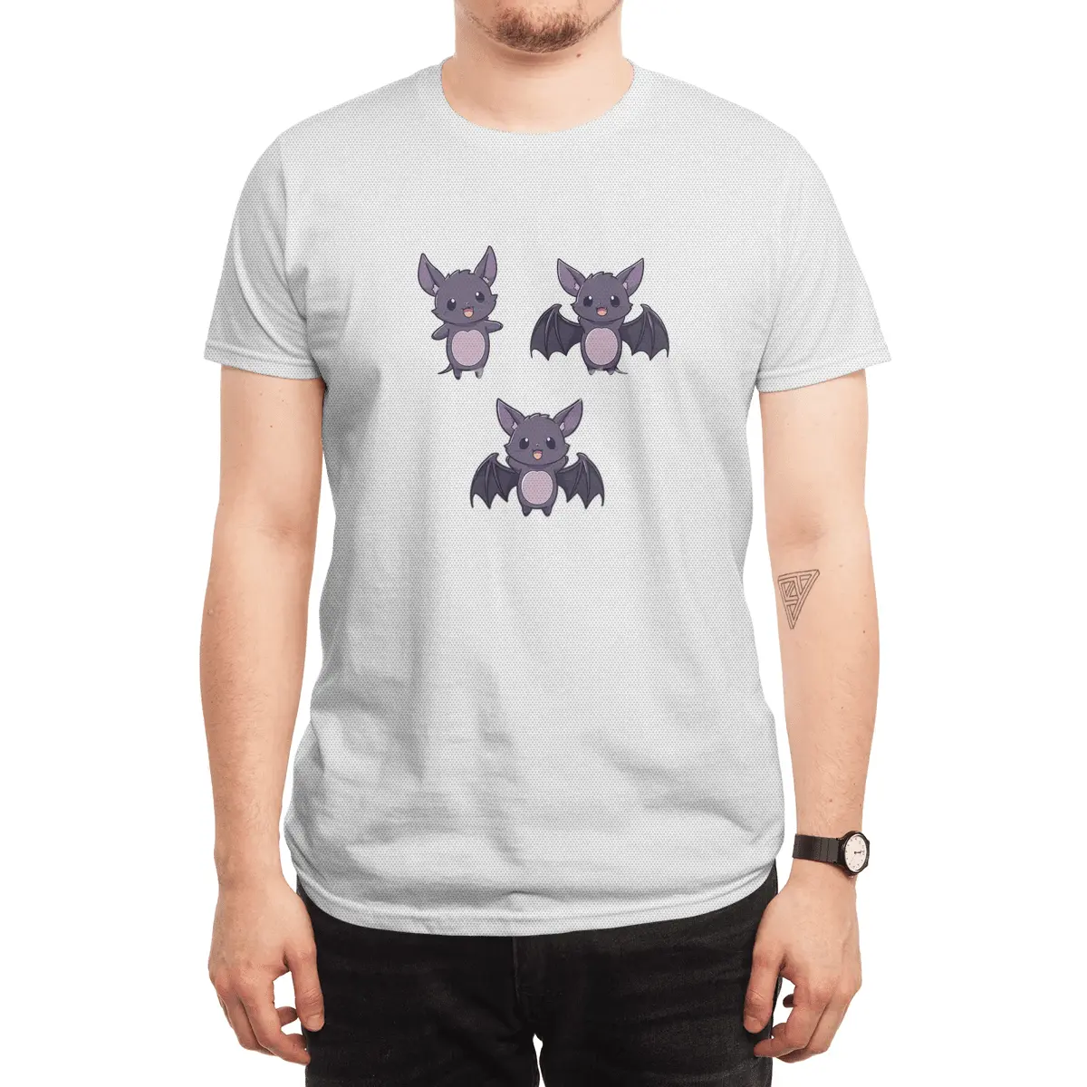 Cute Bat Spor T-Shirt